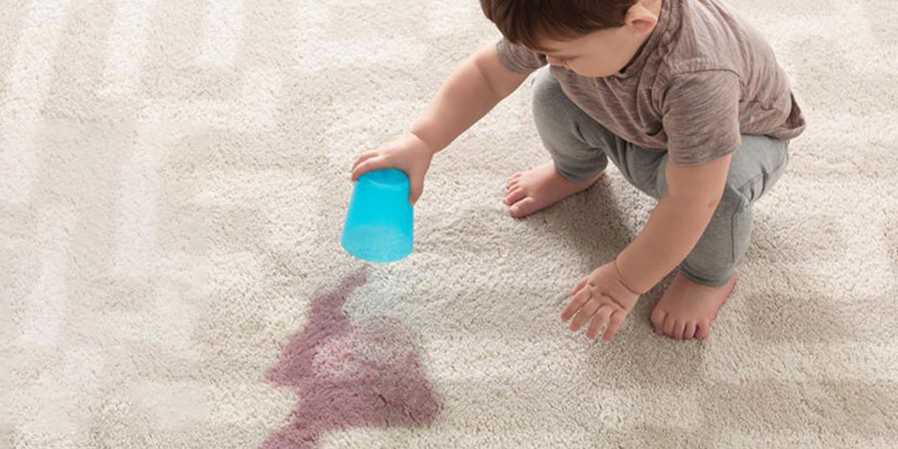 پاک کردن انواع لکه روی فرش