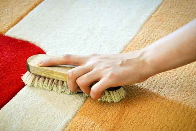 از بین بردن پرز فرش نو