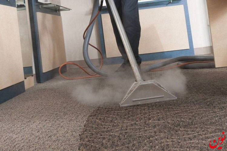تمیز کردن فرش با بخارشو