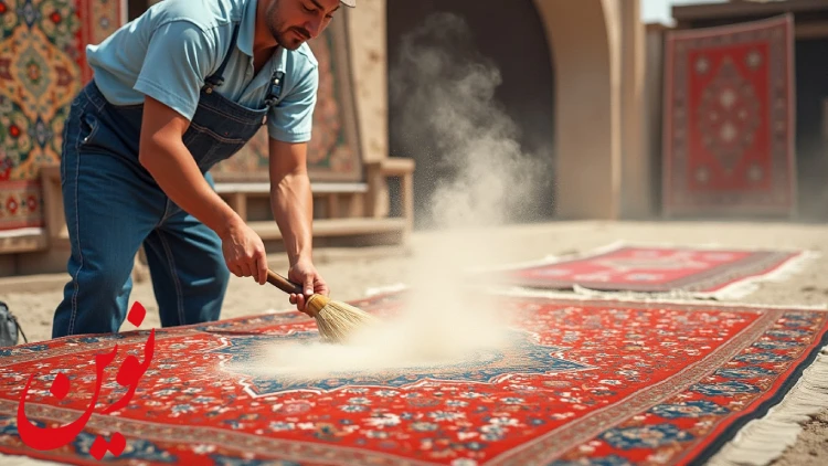 خاک گیری فرش