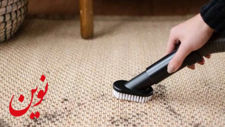 استفاده از محلول‌های خانگی برای شستشوی فرش کنفی