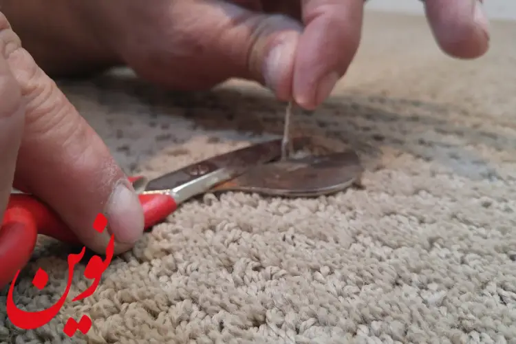 علت سر نخ زدن فرش