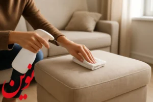 نحوه تمیز کردن پاف مبل