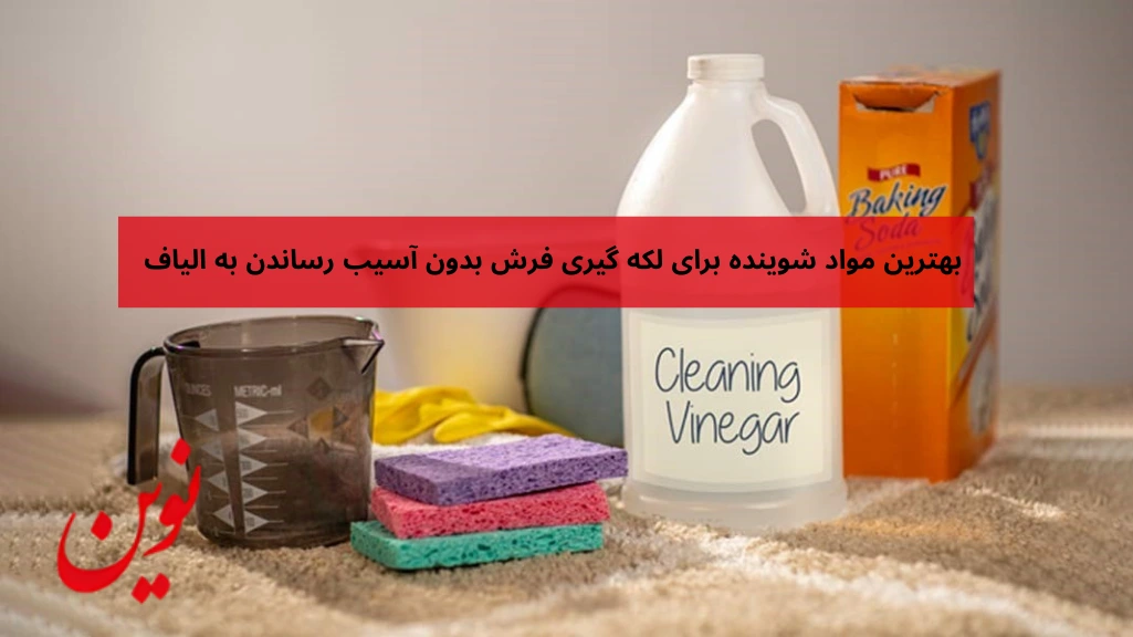 بهترین مواد شوینده برای لکه گیری فرش