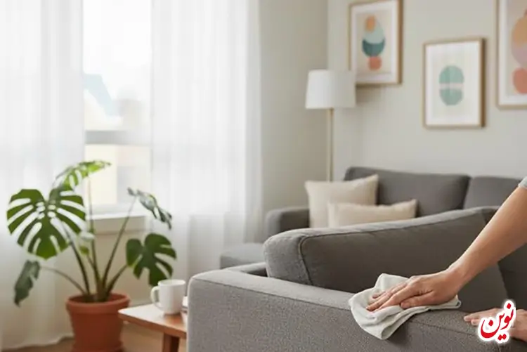 مراحل روش شستشوی مبل با شامپو فرش